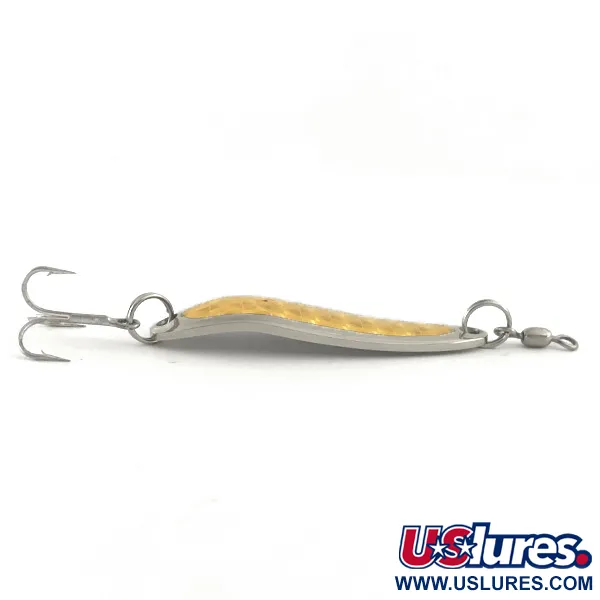 Luhr Jensen Krocodile Die #3 Skeddrag, Nickel/Gold-Holo, 10g, #6543