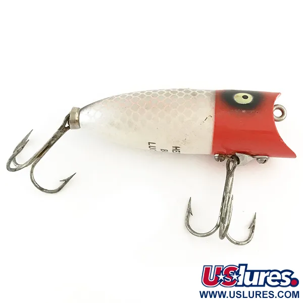 Heddon Baby Lucky 13 Ytbete, Röd/Vit/Silver, 9g, #6550
