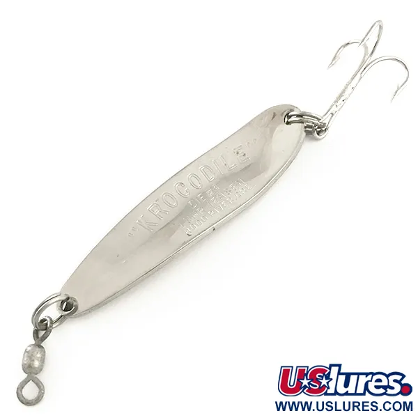 Luhr Jensen Krocodile Die #4 Skeddrag, Nickel/Röd, 17g, Långkast, #6554