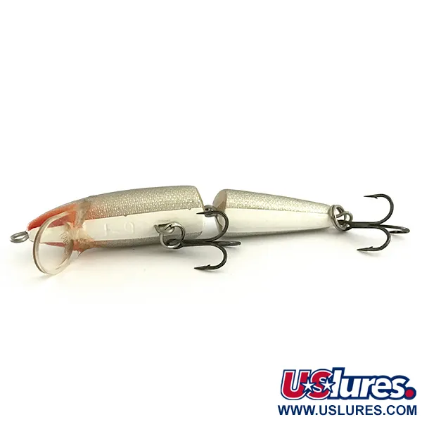 Rapala Jointed J-9 Vobbler, Silver Svart, 7g, Balsaträ, #6567