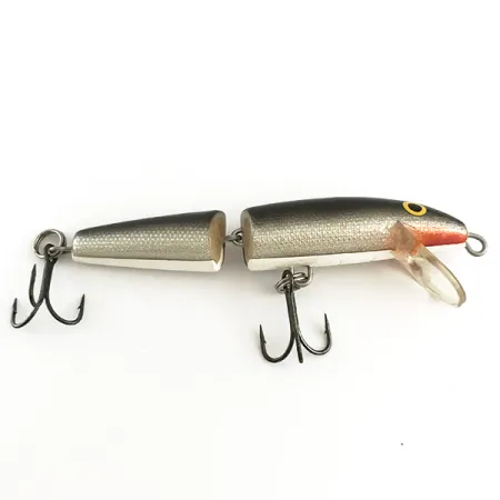 Rapala Jointed J-9 Vobbler, Silver Svart, 7g, Balsaträ, #6567
