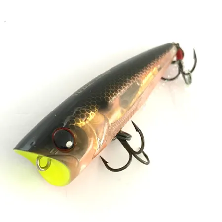 Yo-ZURI 3DB Popper, Guld/Svart, 10g, 3D-prisma, #6570