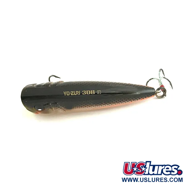 Yo-ZURI 3DB Popper, Guld/Svart, 10g, 3D-prisma, #6570