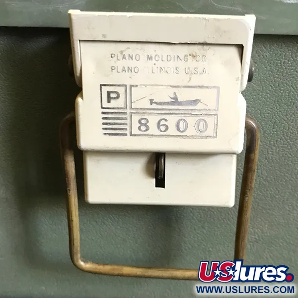 Plano 8600 Vintage Fiskelåda, Vit/Grå, 6 Hyllplan, #6574