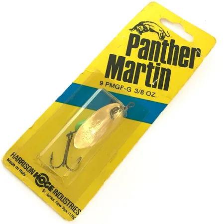 Panther Martin 9 Spinnare, Guld, 10.6g, In-Line Sked, #9 PMGF-G