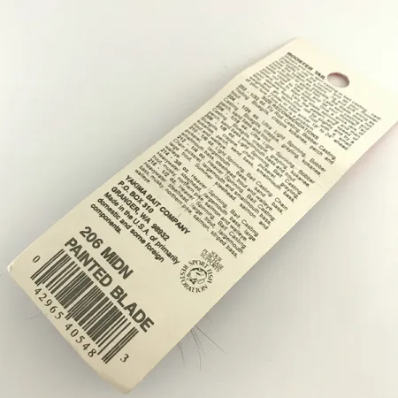 Worden’s Original Rooster Tail Spinnare, Svart, 1.77g, Pilblad, #6578