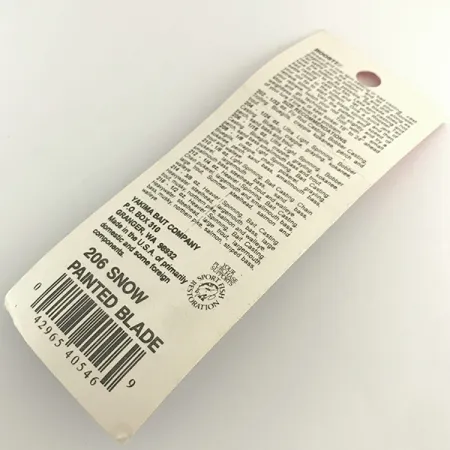 Yakima Bait Worden’s Original Rooster Tail Spinnare, Vit, 1.77g, #6579