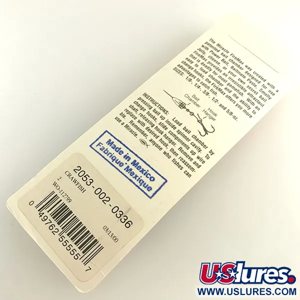 Luhr Jensen Fire Max Miracle 2 UV Spinnare, Orange, 7g, Kammare, #6580