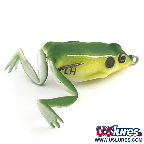 LunkerHunt Lunker Frog Vasskyddad, Green / Yellow, 7g, #6591