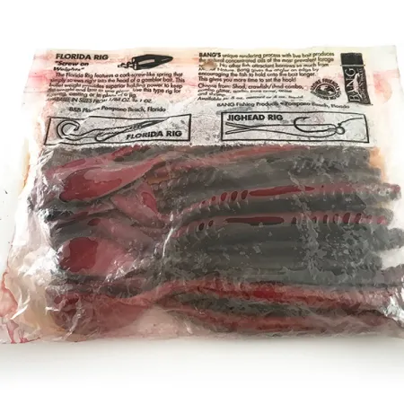 Gambler P. Tail Jigg, Mörkröd, 12.7cm, B.A.N.G., #6593