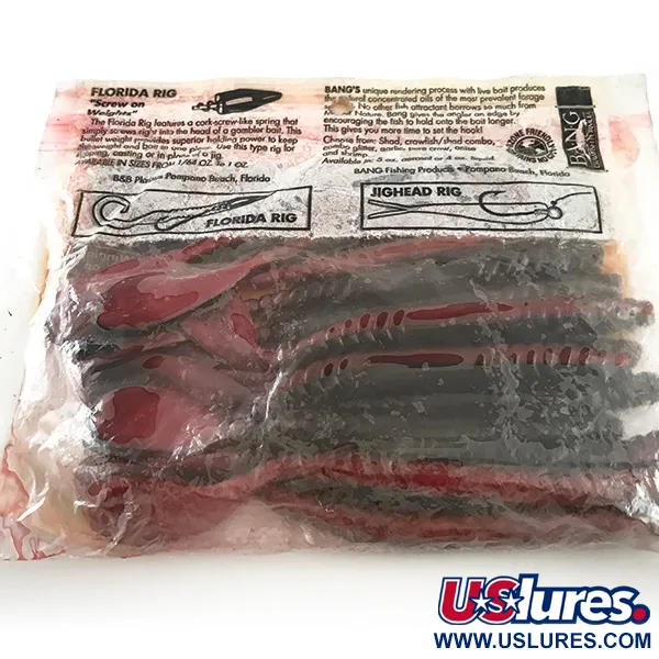 Gambler P. Tail Jigg, Mörkröd, 12.7cm, B.A.N.G., #6593