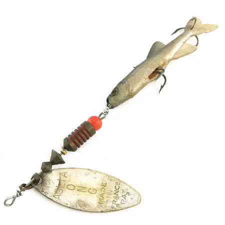 Mepps Aglia Long 2 Mino Spinnare, Silver, 9g, Willow-sked, #6602