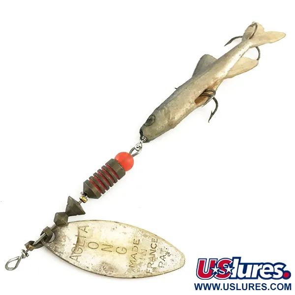 Mepps Aglia Long 2 Mino Spinnare, Silver, 9g, Willow-sked, #6602