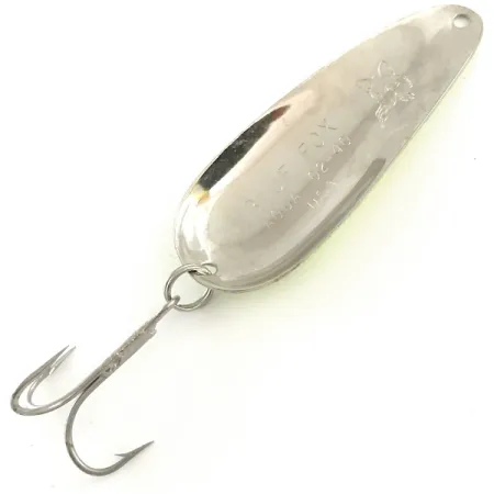 Blue Fox Aqua Spoon Skeddrag, Five of Diamond, 14g, Glow, #6612