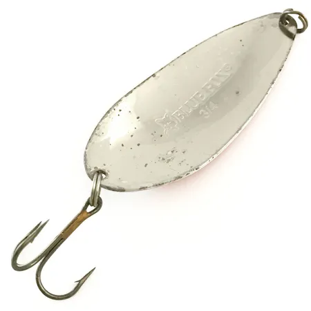 Blue Fox Strobe Tear Drop Spoon Skeddrag, Röd/Vit/Silver, 21g, #6625