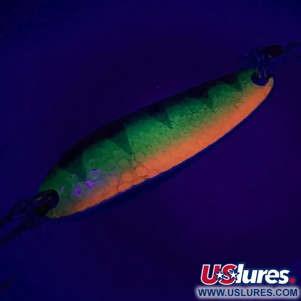 Luhr Jensen Krocodile Die #3 UV Skeddrag, Fire Tiger, 10g, #6631