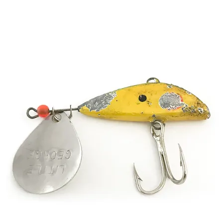 Mann's Bait Little George Tailspinner, Nickel/Gul, 20g, #6646