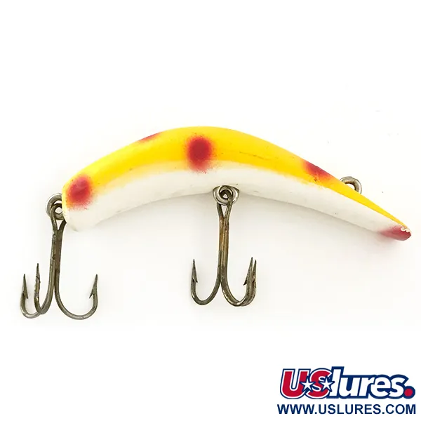 Lazy Ike Lazy Ike 2 Wobbler, Gul/Röd/Vit, 6g, Bananform, #6654
