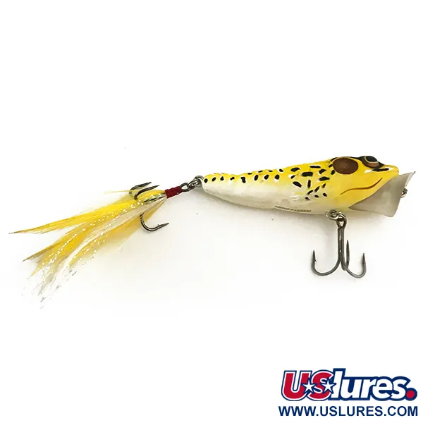 LiveTarget Popper Live Target Frog Ytbete, Gul, 7g, #6660
