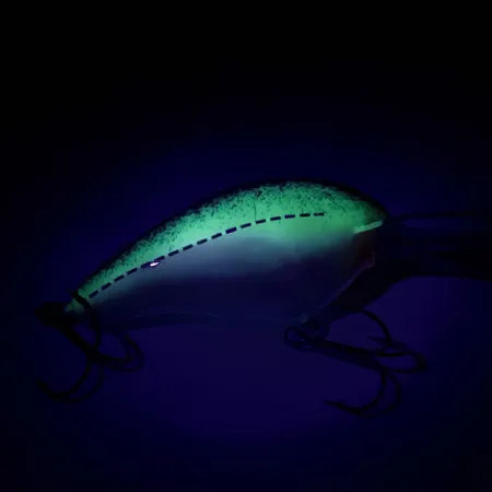 Norman DD 22 Crankbait, Gul/Vit/Ljusblå, 28g, Djupgående, #6665