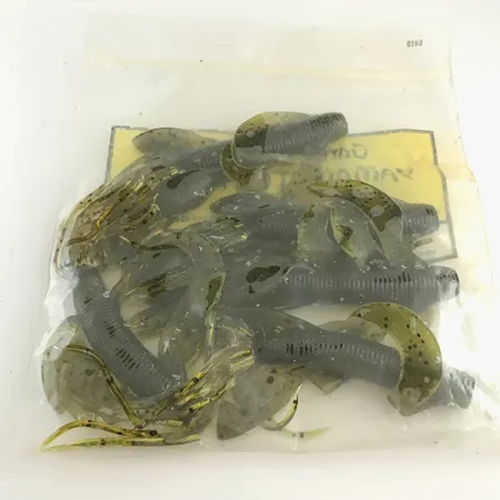 Gary Yamamoto Kreature Gummibete, Green Pumpkin, 10cm, Hula-skirt, #6666