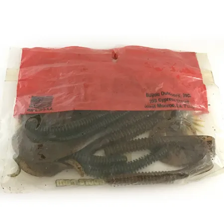 Bayou Outdoors V&M Mjukbete, Green Pumpkin, 10cm, Ringad, #6669