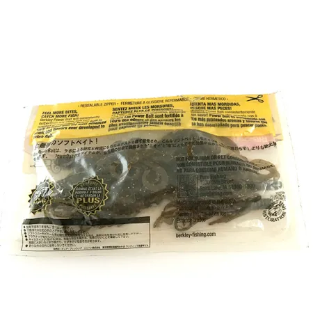 Berkley PowerBait Bungee Hawg mjukbete, Green Pumpkin, 7cm, #6671