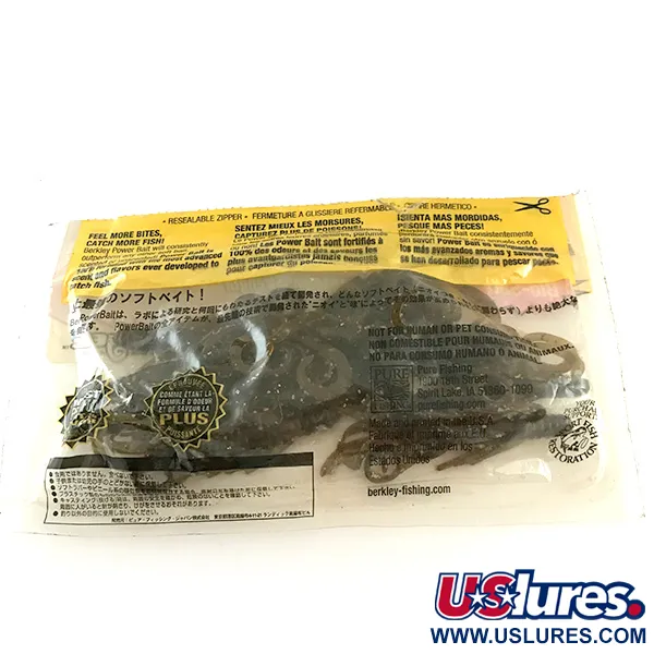 Berkley PowerBait Bungee Hawg mjukbete, Green Pumpkin, 7cm, #6671