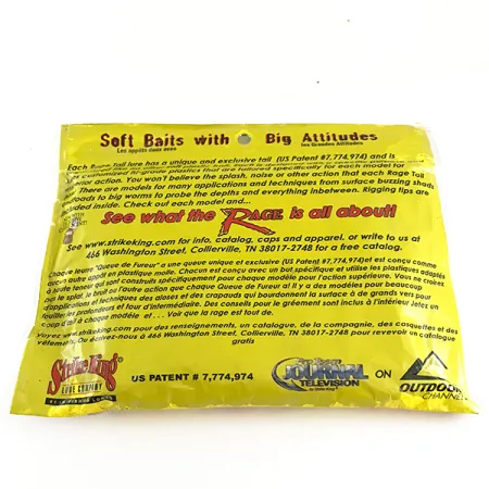 Strike King Rage Tail Rage Craw Jigg, Watermelon Meat, 9cm, #6673