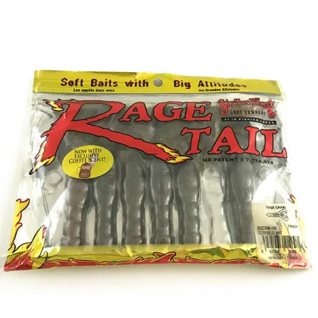 Strike King Rage Tail Rage Craw Jigg, Watermelon Meat, 9cm, #6673