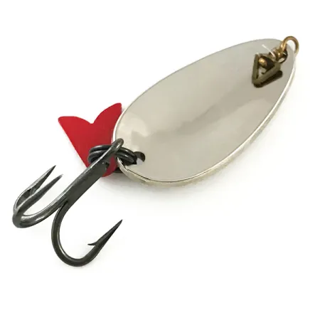 Acme Fish Hawk Skeddrag, Silver / Röd, 5g, Hamrad yta, #11109