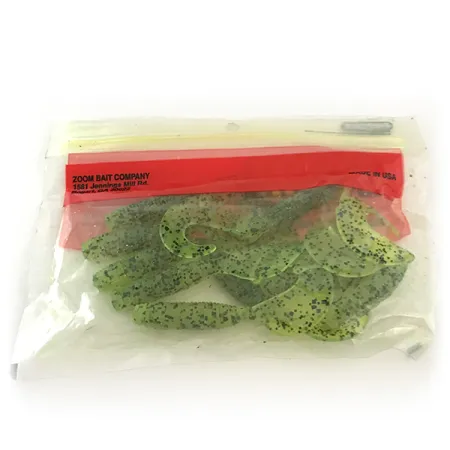 Zoom Fat Albert Grub Jigg, Chartreuse Pepper, 8.25cm, Räfflad Kropp, #6678