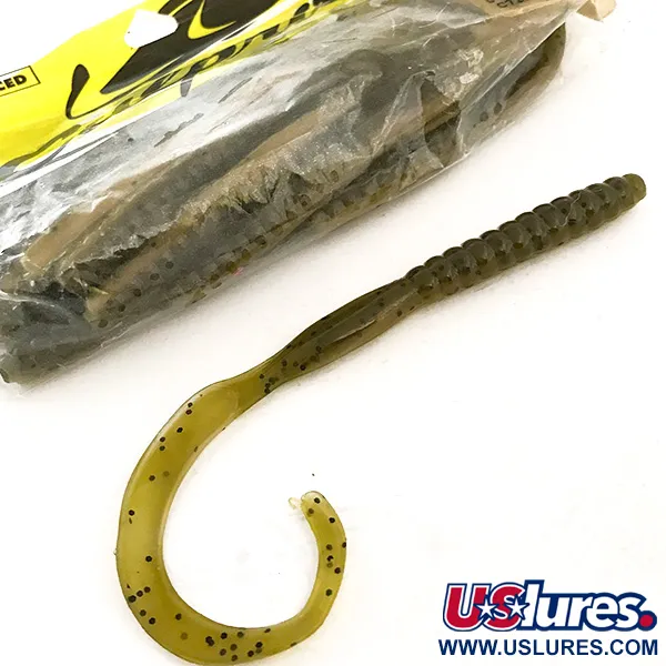 Culprit Original Worm Jigg, Green Pumpkin Red, 14cm, #6682