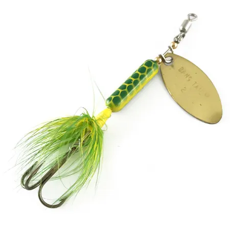 Luhr Jensen Bang Tail Spinnare, Guld, 5,5g, Fjäderkrok, #6691