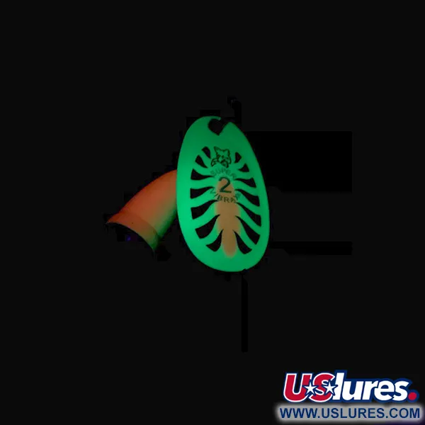 Blue Fox Super Vibrax 2 UV Spinnare, Fluorescerande Gul, 6g, UV, #6693