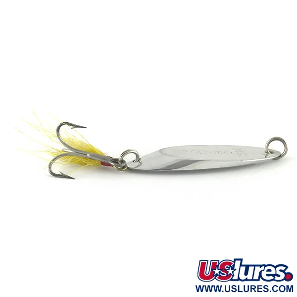 Weber MrChamp Skeddrag, Silver, 14g, Fjäderklädd trekrok, #6695