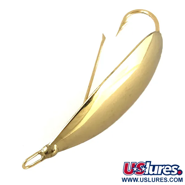 Johnson Weedless Silver Minnow Skeddrag, Guld, 6g, Vasskyddad, #6698