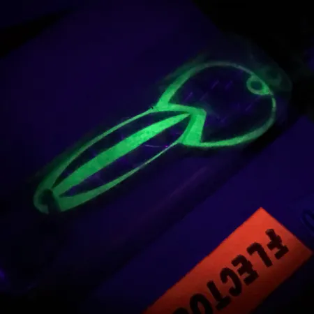 Loco 2 Glen Evans UV Skeddrag, Gul UV, 7g, Flectolite-mönster, #6700