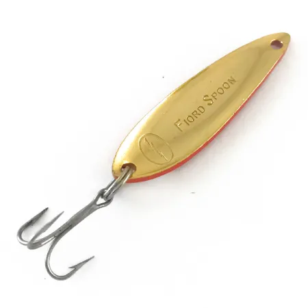 Acme Fiord Spoon Skeddrag, Röd / Vit / Guld, 7g, Klassiker, #6697