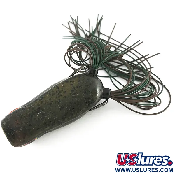 SPRO Dean Rojas Bronzeye Frog Popper, Svart, 14g, Ihålig Kropp, #6710