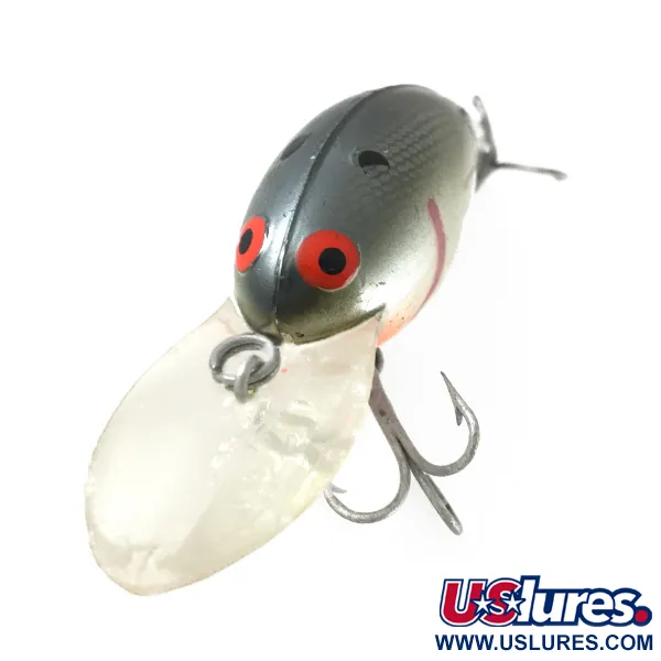 Bomber model 7A baby striper Wobbler, Silver, 9g, Djupgående, #6711
