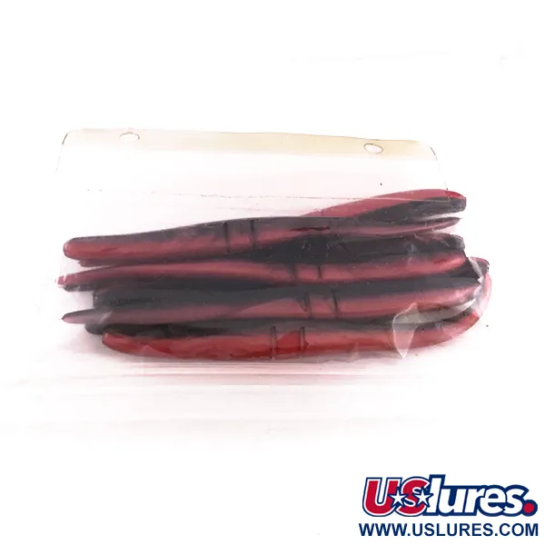 Lunker City Slug-Go Soft Jerk, Red / Black, 15 cm, Offset-Skåra, #6720