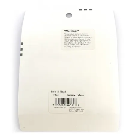 Duh!!! Head kit Offset-jiggskallar, Black / Green Metallic, 14g, #6721