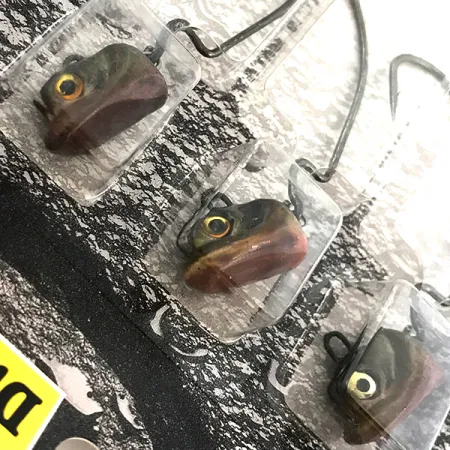 Duh!!! Head kit Offset-jiggskallar, Black / Green Metallic, 14g, #6721