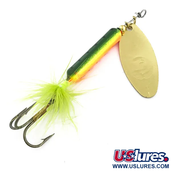 Worden’s Original Rooster Tail UV Spinnare, Gold/Fire Tiger, 12g, #6876