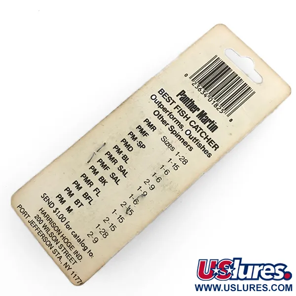 Panther Martin 9 Spinnare, Silver / Grön, 11g, Direktmonterad, #6732