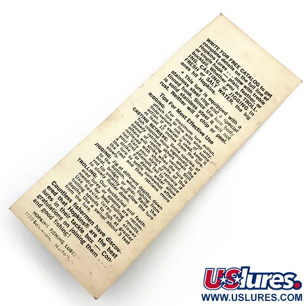 Hopkins s1 - Jig Lure Skeddrag, Hamrad nickel, 11g, Bucktail, #6735