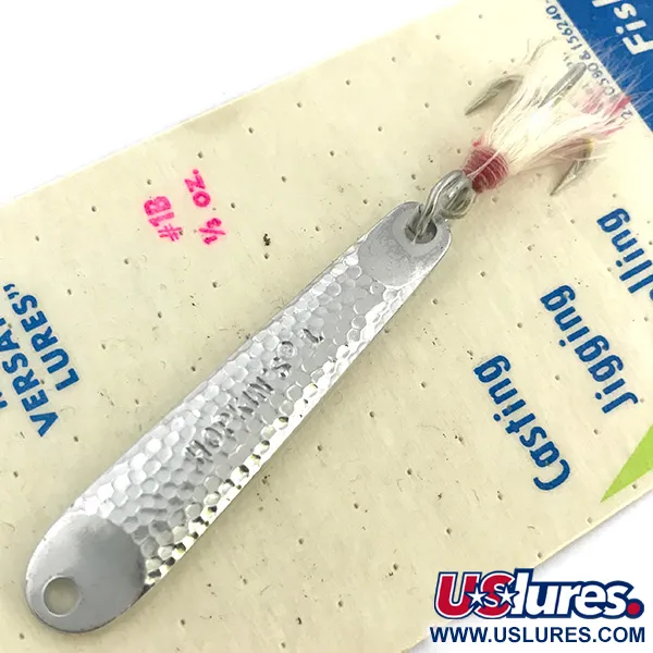 Hopkins s1 - Jig Lure Skeddrag, Hamrad nickel, 11g, Bucktail, #6735