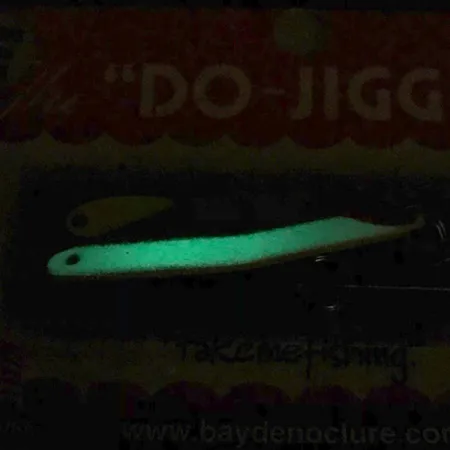 Bay de Noc Do-Jigger 1 Skeddrag, White/Green Glow, 5g, Lysande, #6736