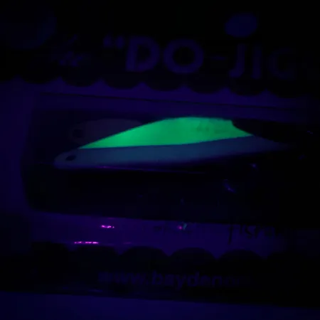 Bay de Noc Do-Jigger 1 Skeddrag, White/Green Glow, 5g, Lysande, #6736